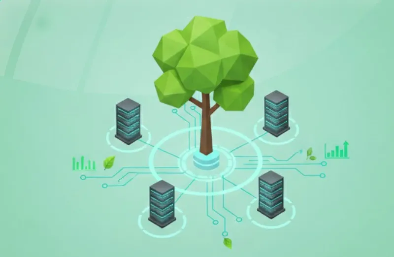 Sustainable system design illustration